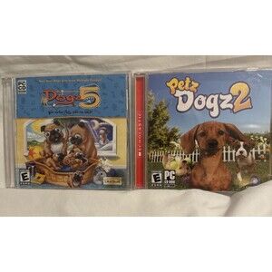 Dogz 5 Virtual Petz & Dogz 2 (PC, 2006) CD-ROM
